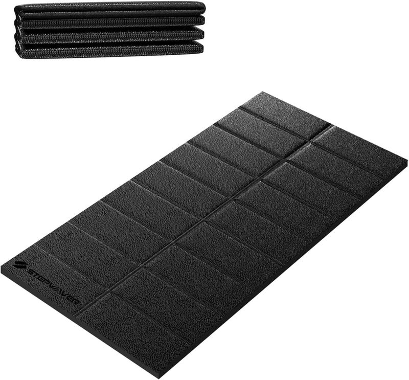 Stepwaver Walking Pad Mat for Carpet, Treamill Mat for Hardwood Floors, High Density, 1/4 Thickness, Folable, Floor Protection Mats for Bikes, Elliptical, Treadmill - Image 1